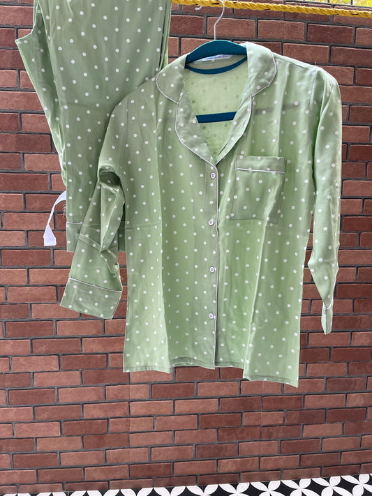 Pastel polka loungewear